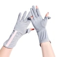 thumbnail image 1 of Daily Mix Store Summer Sunscreen Gloves Thin Ice Silk Breathable Riding Driving Color Gloves Screen, 1 of 9