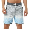 thumbnail image 1 of Pantalones Cortos de Playa Lars Amadeus Gris Azul 36, 1 of 6