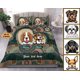 thumbnail image 1 of Juego de cama personalizado para perro, regalo personalizado para amantes de los perros, papá de perro, perro, 1 of 2