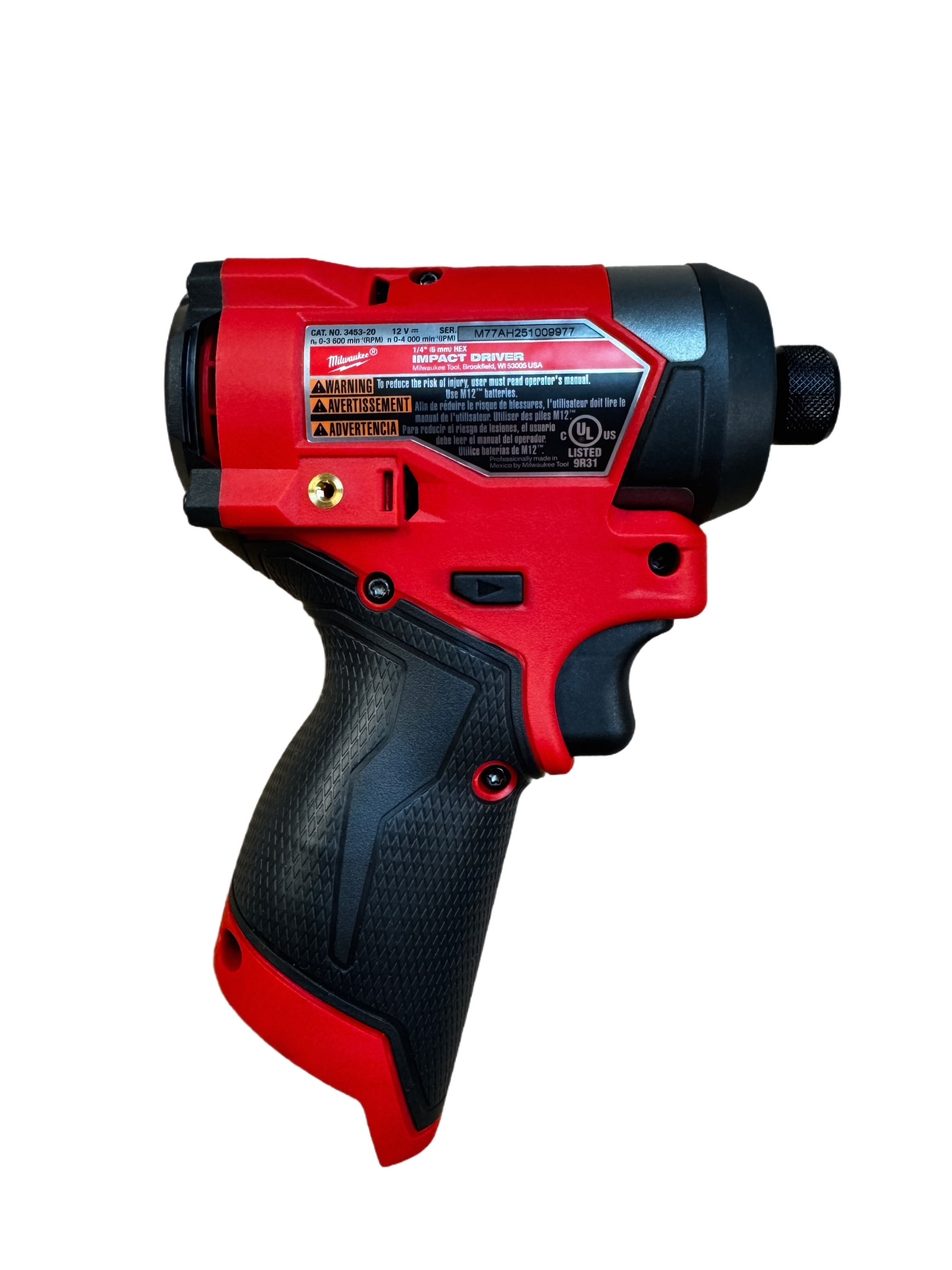 Milwaukee M12 FUEL 1/4" Hex Impact Driver, Bare Tool photo 4