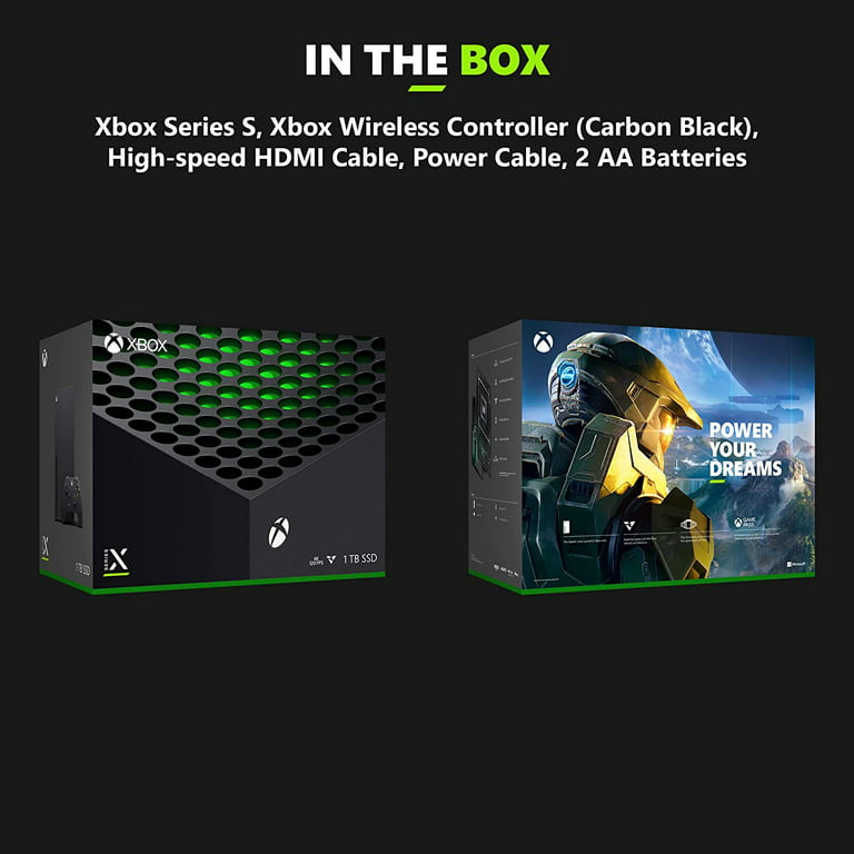 Power Your Dreams with Xbox Series S - 1TB 