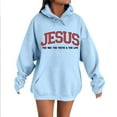 thumbnail image 6 of XINXIAOO Womens Hoodies Jesus Loves You Hooded Sweatshirts Graphic Hoodie Oversized Womens Pullover Sweatshirt Women's Fall Fashion Preppy Clothes, 6 of 6