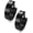 Black, variant on Stainless Steel Black Unique Small Hoop Earrings for Men Huggie Earrings 1 Pairs
