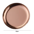 thumbnail image 3 of 10cm Colorful Gold Rose Gold Sliver Stainless Steel Storage Tray Jewelry Plate Cosmetics Desk Dessert Dish Dressing Table, 3 of 12