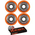 thumbnail image 2 of Labeda Asphalt Inline Roller Hockey Wheels 68mm Orange 85A 4-Pack Bones Reds, 2 of 3