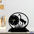 thumbnail image 4 of Handmadetneonsign Flamingo Tabletop Metal Clock, Flamingo Desktop Clock, Clock Home Decor 93258, 4 of 4