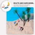 thumbnail image 2 of Shisuyan 5pcs Miniature Landscape Decorations Miniature Boats Models Fish Tank Decors, 2 of 9