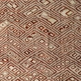 thumbnail image 1 of Ahgly Company Machine Washable Indoor Square Abstract Fire Brick Red Area Rugs, 4' Square, 1 of 7