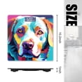 thumbnail image 2 of Bathroom Scale, Highly Accurate Digital Body Scale,Precisely Measures Weight up to 400 lbs-Colorful Portrait Of Adorable Labrador Retriever Dog, 2 of 4