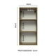 thumbnail image 3 of Alacena Gabinete Superior Cocina Madesa 1 Puerta Lux 40cm MG, 3 of 10