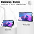 thumbnail image 4 of Labanema Compatible with Lenovo Tab P11 Pro Gen 2 Case,PU Leather Folio 2-folding Stand Cover for Lenovo Tab P11 Pro Gen 2 TB132FU 11.2" Tablet,Blue, 4 of 6