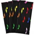 thumbnail image 2 of SKYSONIC Colorful Music Notes Kitchen Dish Towel Set,Drying Kitchen Towels Tea Towels Gift Set for Drying Cleaning Cooking Baking 6Pcs, 2 of 7