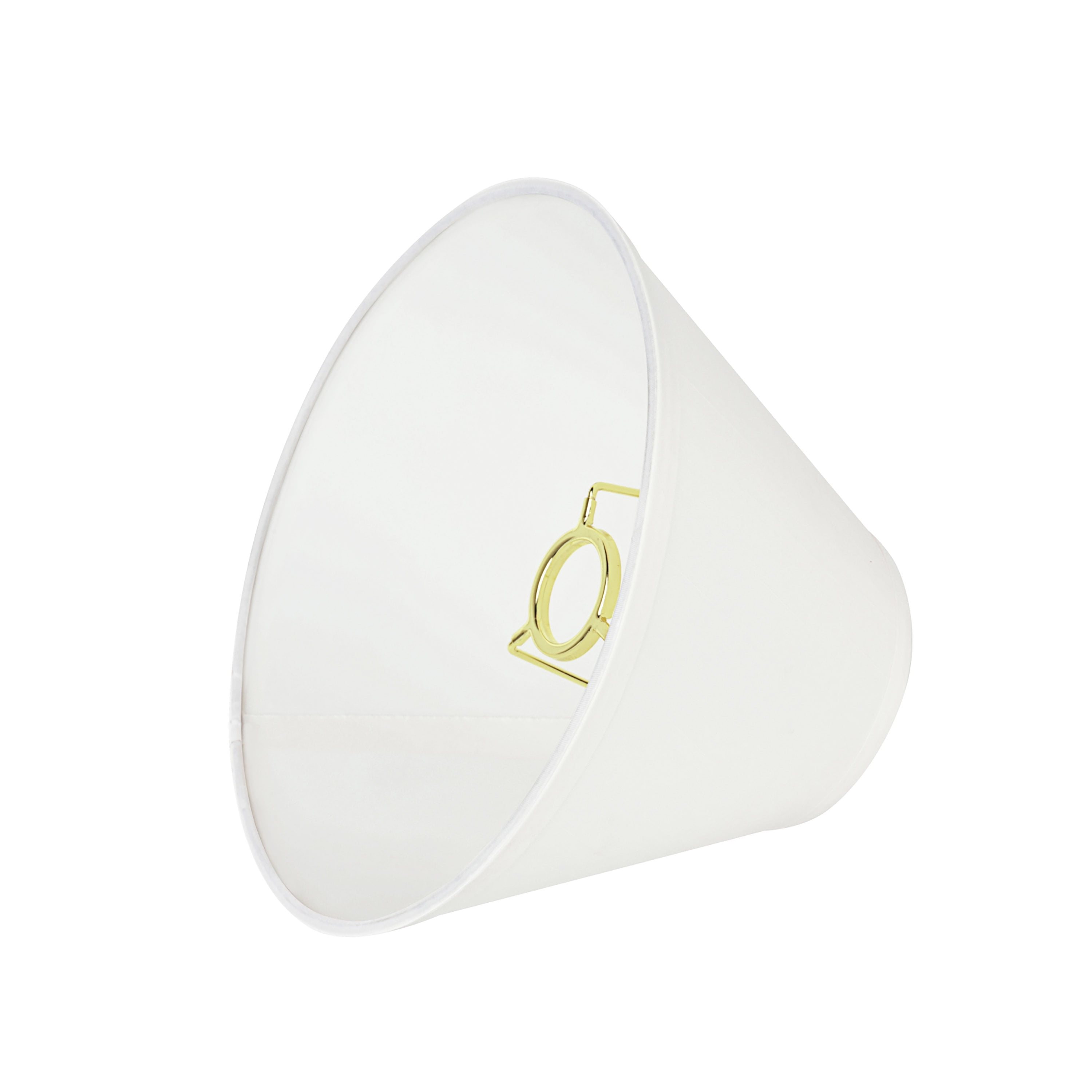 Aspen Creative 58730 Transitional Hardback Empire Shape UNO Construction Lamp Shade in White, 9" Wide (4" x 9" x 6-1/2")