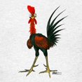 thumbnail image 3 of CafePress - Crazy Rooster T Shirt - Light T-Shirt Kids XS-XL, 3 of 4
