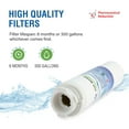 thumbnail image 4 of Swift Green Filters Pharmaceutical Replacement for GE MSWF Refrigerators Water Filters(Pack of 2), 4 of 7