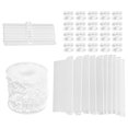 thumbnail image 1 of 1 set LOUVER Persianas Piezas Kit de cortina Placa de fondo Conector de cuentas ciegas Clips, 1 of 6