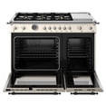 thumbnail image 5 of Bertazzoni Her486btfept Heritage 48" Wide 7 Cu. Ft. Free Standing Dual Fuel Range - Avorio, 5 of 5