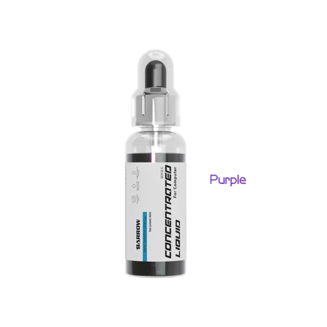 Concentrated Water Coolant, Liquid For Computer Watercooling, Add Water 1:25 40ML/Bottle, Muti Colors SLYLD-C Purple