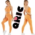 thumbnail image 3 of QRIC Women Ribbed Seamless Leggings High Waisted Tummy Control Workout Gym Yoga Pants for Women Workout Clothes, 3 of 6
