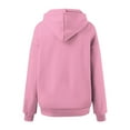 thumbnail image 7 of Womens Hoodies For Women Oversized Fleece Hooded Sweatshirt Long Sleeve Pullover With Pocket Drop Shoulder Collar Soft Warm Suitable For Fall Winter Easy To Pair With Pants 3Xl Sweatshirt For Women, 7 of 7