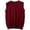 #01-Red, variant on Mens V Neck Sleeveless Slim Fit Knitted Sweater Vest | Solid Color, Casual Pullover, Sweater Tops, Daily Wear, Business Layering Outfits