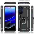 thumbnail image 3 of Moto G Stylus 5G 2022 Case, Moto G Stylus 5G Case 2022 with HD Screen Protector,  [Military-Grade] Magnetic Ring Holder Kickstand Shockproof Protective Case for Moto G Stylus 5G 2022, Black, 3 of 7