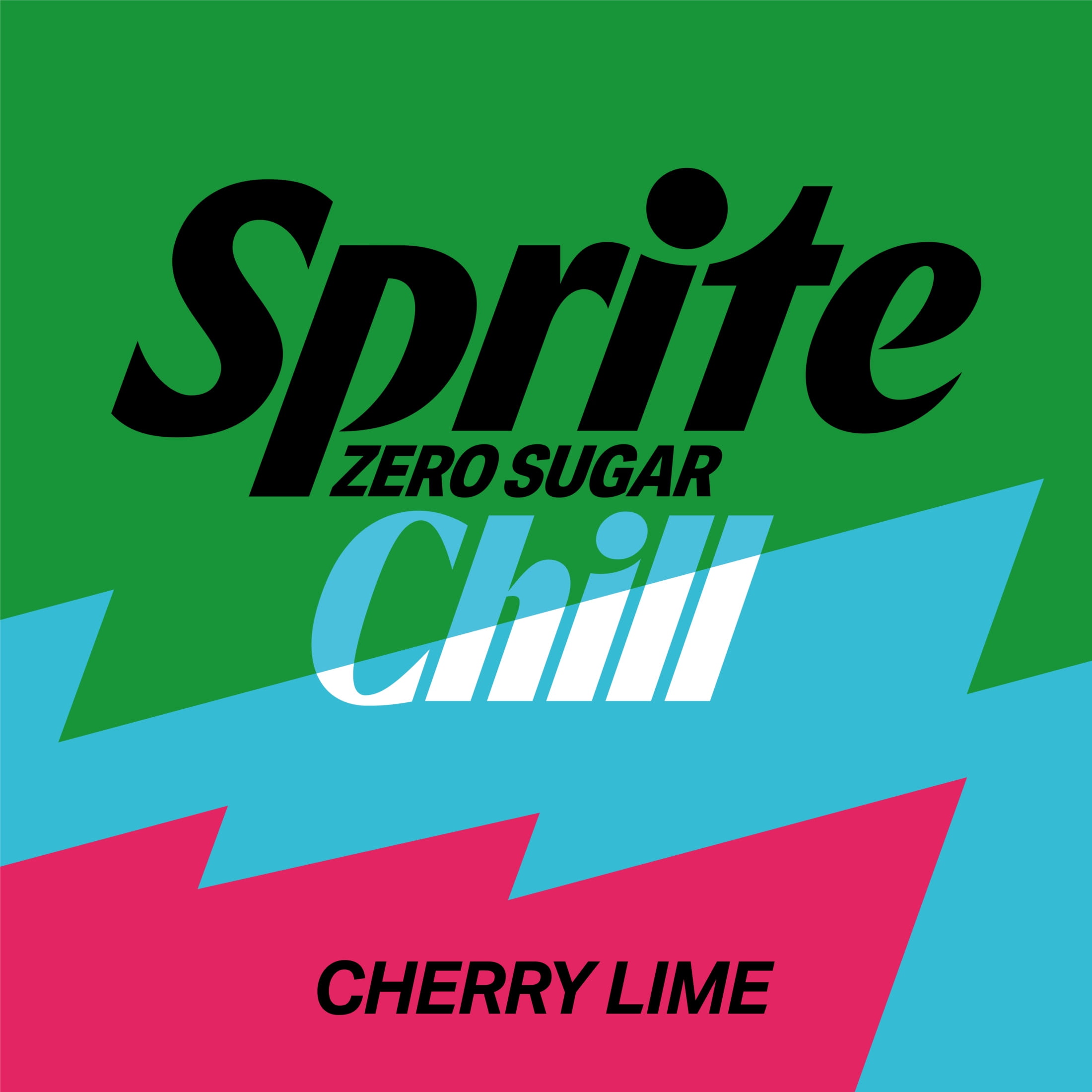 (3 pack) Sprite Zero Sugar Chill Cherry-Lime Caffeine Free Soda Pop Fridge Pack Cans, 12 fl oz, 12 Pack