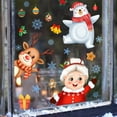 thumbnail image 4 of Christmas Window Stickers - White Snowflakes Window Clings Decal Stickers Christmas Decoration Winter Wonderland Xmas Party Wall Stickers Decal Ornaments, 4 of 6