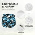 thumbnail image 4 of Fuzoiu Football Time Print Women's Athletic Shorts, Double-Layer Running Shorts with Pocket,Women's Workout Shorts for Yoga, Gym, and Workouts-Medium, 4 of 7