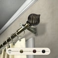 thumbnail image 3 of InStyleDesign  Mya Adjustable Curtain Rod Black 28 to 48 inches Black Finish, 3 of 5