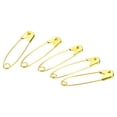 thumbnail image 1 of Uxcell Safety Pins 1.18 Inch Nickle Plated Small Sewing Pins Gold Tone 400Pcs, 1 of 5