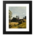 thumbnail image 2 of Henri-Joseph Harpignies 12x14 Black Modern Framed Museum Art Print Titled - The Village Church (1891), 2 of 5