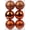 Orange, variant on 6PCS Christmas Tree Baubles Xmas Hanging Balls Set for Christmas Tree Decorations