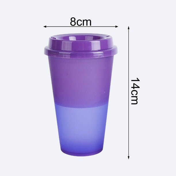 Aofa 480ML Reusable Plastic Tumblers with Lids Large Color
