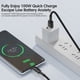 thumbnail image 2 of Cable Toocki 100W USB tipo C para Xiaomi POCO Samsung Huawei OPPO 6A cargador rápido USB C cable de datos tipo F, 2 of 5