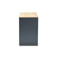 thumbnail image 4 of Baxton Studio Reed Mid-Century Modern 2-Drawer Multicolor Wood Computer Desk, 4 of 5