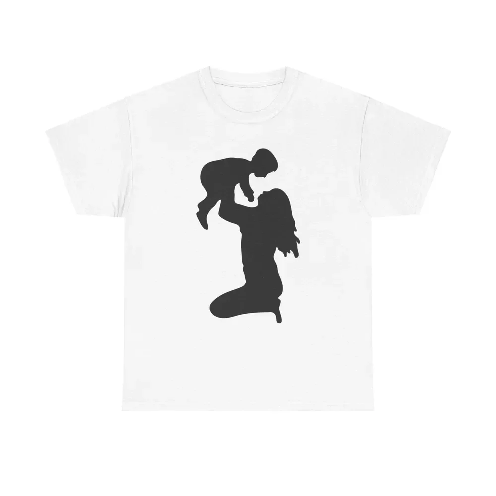 Cute Mother and Child Silhouette T-Shirt