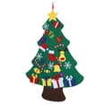 thumbnail image 4 of Christmas Felt Tree Durable Felt Christmas Tree Set, Wall Hanging Ornaments, DIY For Wall Window Door Type C, 4 of 8
