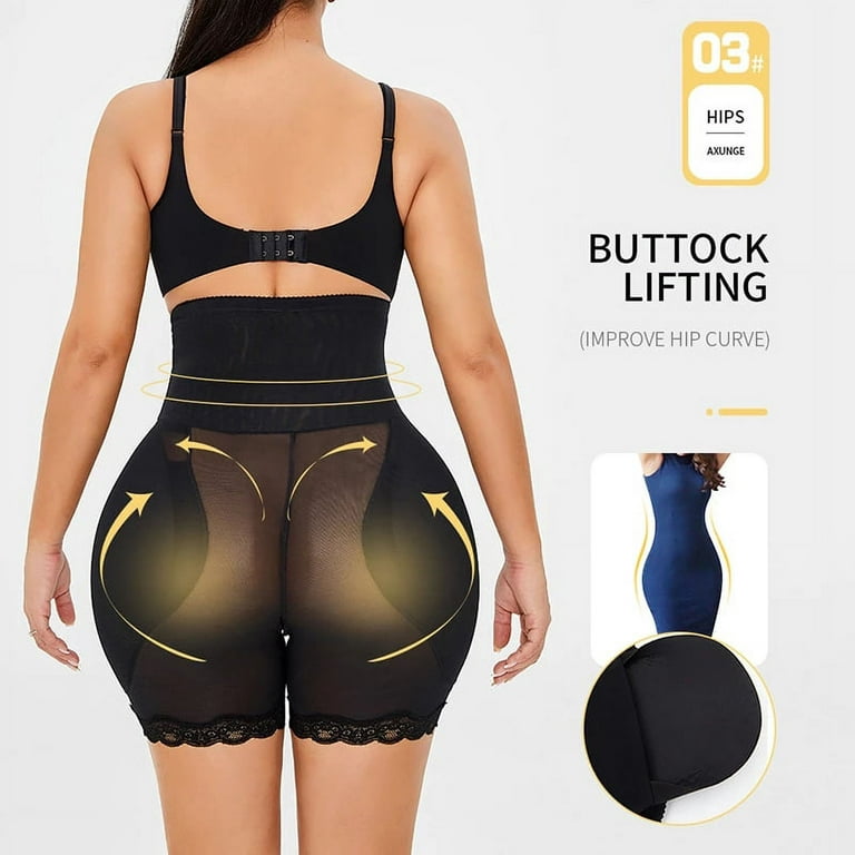 Lilvigor Padded Butt Lifter Shaper Hip Enhancer Shapewear Control Knickers  High Waist Women BBL Shorts Sexy Curvy
