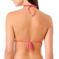 thumbnail image 6 of Juniors' Rouched Triangle Bikini Top, 6 of 6