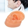 thumbnail image 3 of Silicone Ear Model, Right Soft Flexible Model Fake Ear Piercing Practice, Silicone Body Parts, Realistic Silicone Ear Mold for Jewelry Display Acupuncture Mannequin Teaching Instruction, 3 of 9