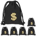 thumbnail image 4 of EeaseCA 6pcs Drawstring Coins Bags Small Coins Gift Game Machine Coins Wrapping Bags, 4 of 7