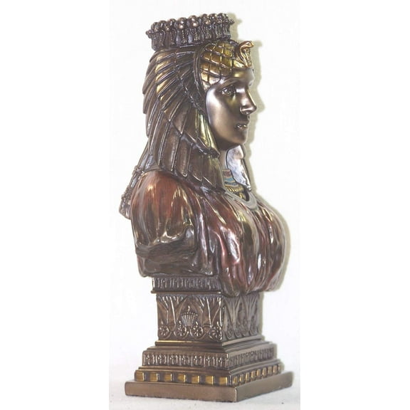 Art Deco Style Ancient Egyptian Queen Bust Statue