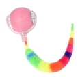 thumbnail image 2 of Pet Wobble Ball, Interactive Rolling Treat Dispenser, Chewing Exercise Rubber Toy for Indoor Dog Cat Boredom Relief, Canine Engagement Sphere, Pink, 2 of 9