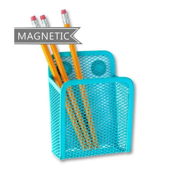 Magnetic Pen Holder - Liquid Chalk Holder- Message Board - Turquoise