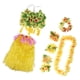thumbnail image 1 of 8/set hawaiano hierba flor guirnalda Lei conjunto verano Luau traje de fiesta 80cm Zulema Falda Hula Grass, 1 of 8