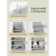 thumbnail image 4 of Organizador colgante para puerta Yecaye Caddy 122 x 36 x 14 cm gris, 4 of 9