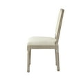 thumbnail image 3 of Rustic Manor Saad Linen Upholstered Dining Chair (Set of 2), Cream White, 3 of 8