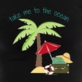 thumbnail image 3 of CafePress - Take Me To The Ocean Pajamas - Women's Dark Pajamas, 3 of 4