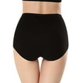 thumbnail image 2 of Sonducket Ropa interior de mujer Bragas de algodón de cintura alta Chica Embarazada Calzoncillos elásticos de color sólido, Rojo, L Prendas para la parte inferior del cuerpo negro 4XL, 2 of 6